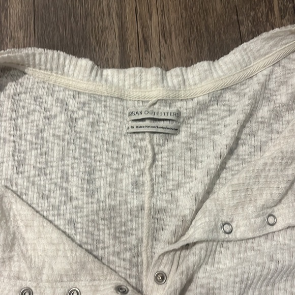 Urban Outfitters Waffle Knit Henley - Picture 2 of 2